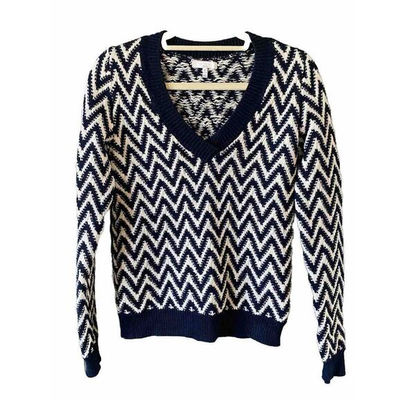 Adam Lippes Sweater Womens Size Medium Wool Cotton Knit Pullover Preppy Designer - Picture 1 of 11